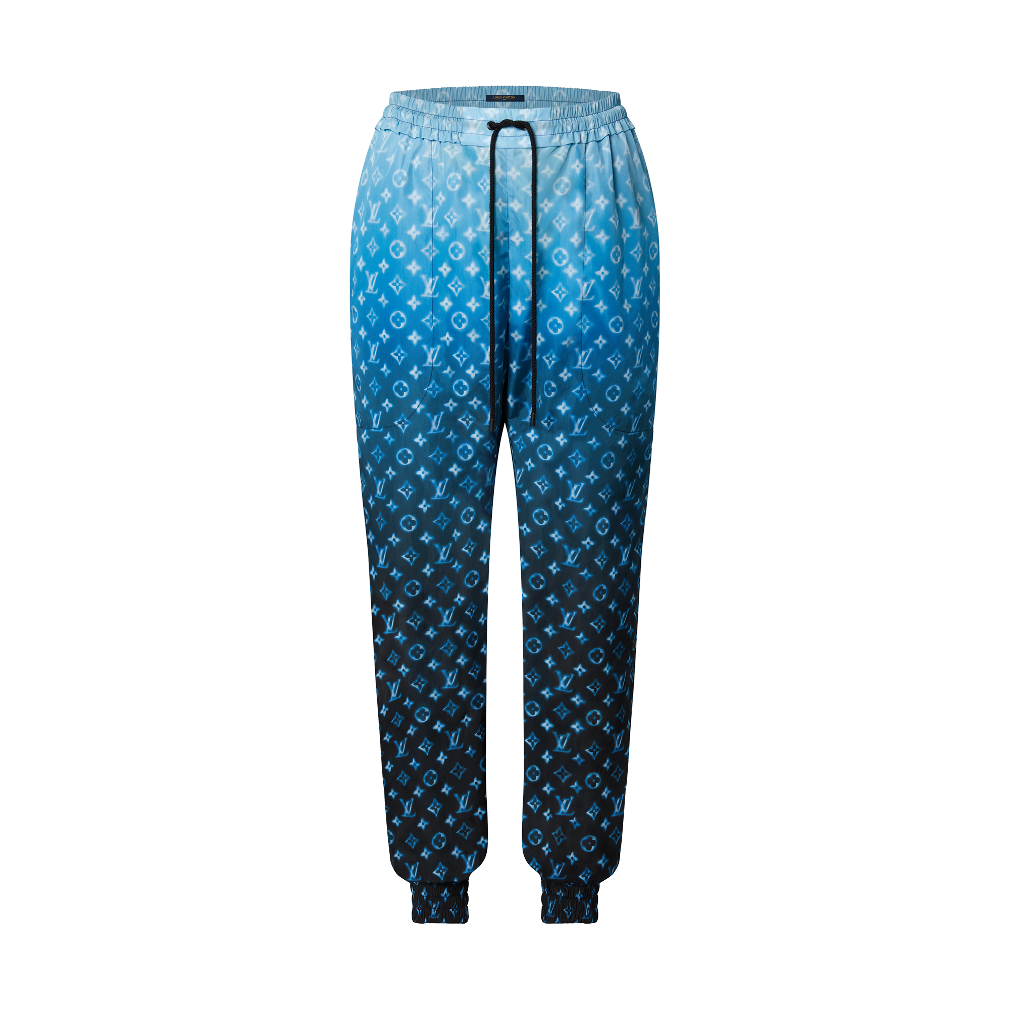 Sprayed Monogram Nylon Jogging Trousers Luxury Louis Vuitton